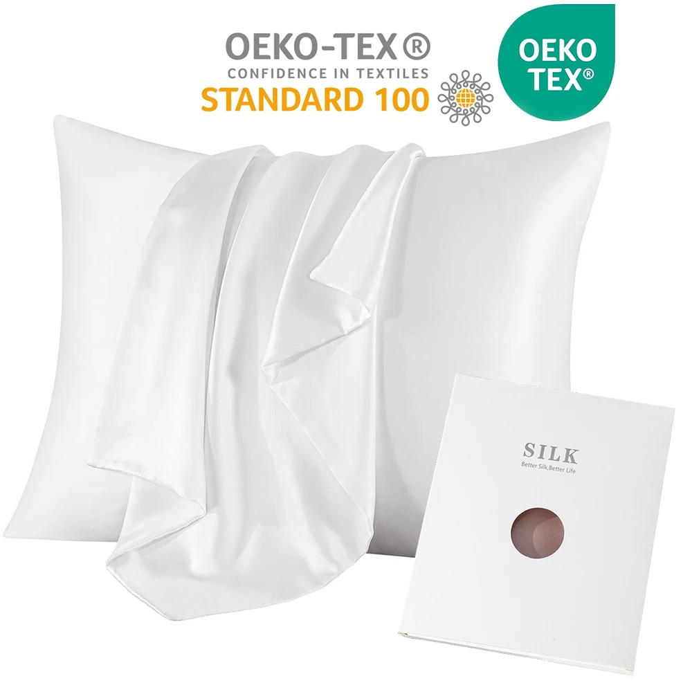 Satin Pillowcase Silk - 6A 30MM 100% Two Sides Pure