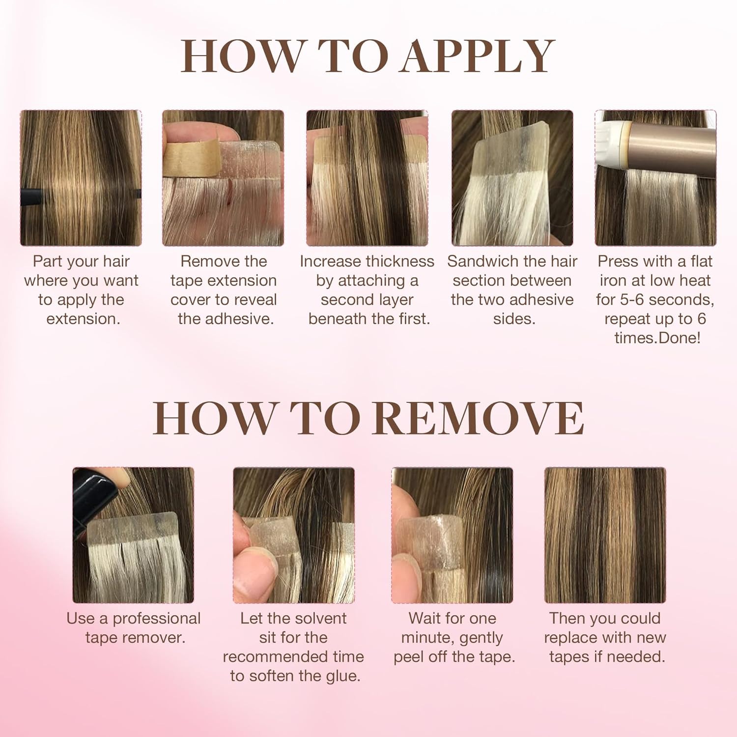 72Tabs(6sheets）Hair Extension  - Hair Extension Tape In review and price