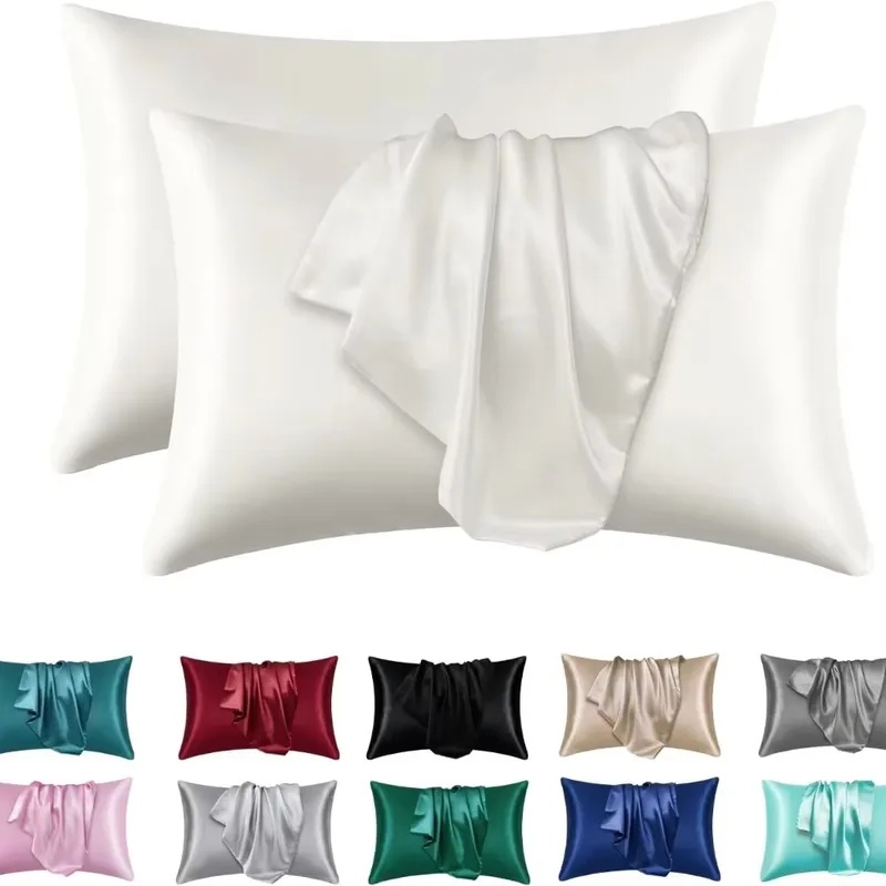 1/2pcs Satin Silk Pillowcase f - Satin Pillowcase Silk review and price