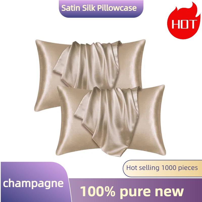 1/2pcs Satin Silk Pillowcase f - Satin Pillowcase Silk review and price