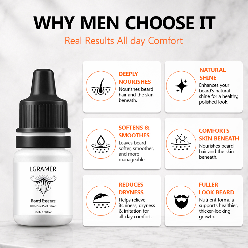 Men's Beard Growth Serum Nouri - Hair Care For Men review and price
