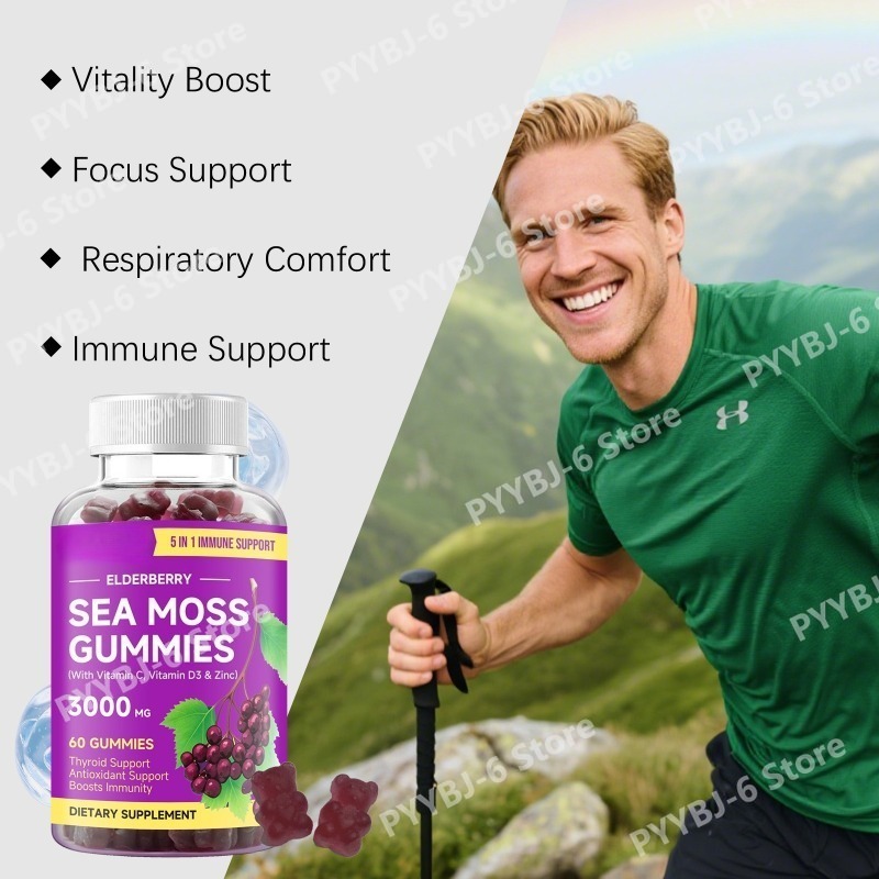 Elderberry Sea Moss Gummies wi - Hair Care Wella review and price