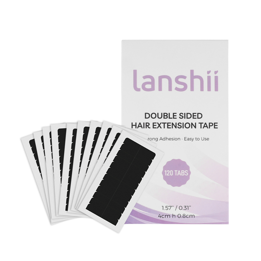 Lanshii 360pcs Double-Sided Re - Hair Extension Tape In review and price