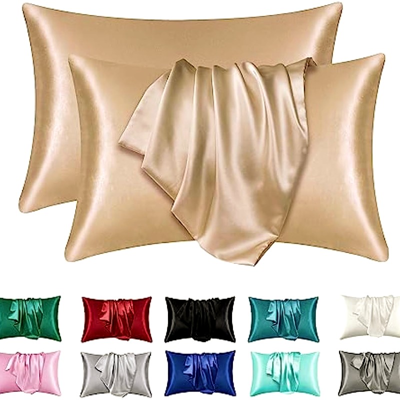 2pcs Satin Silk Pillowcase for - Satin Pillowcase Silk review and price