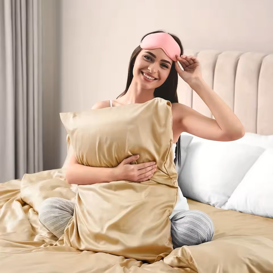 1PC Satin Pillowcase for Hair  - Satin Pillowcase Silk review and price
