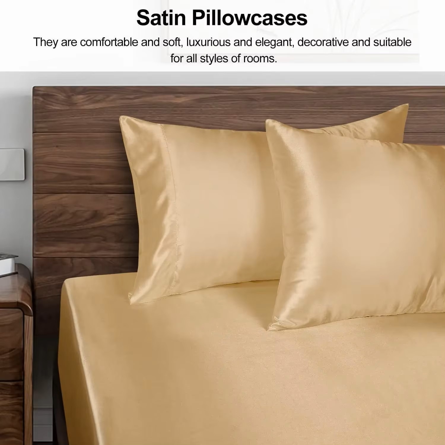 1PC Satin Pillowcase for Hair  - Satin Pillowcase Silk review and price