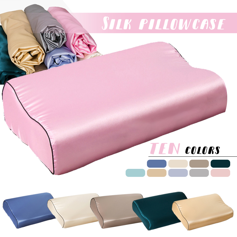 Imitation Silk Satin Latex Pil - Satin Pillowcase Silk review and price