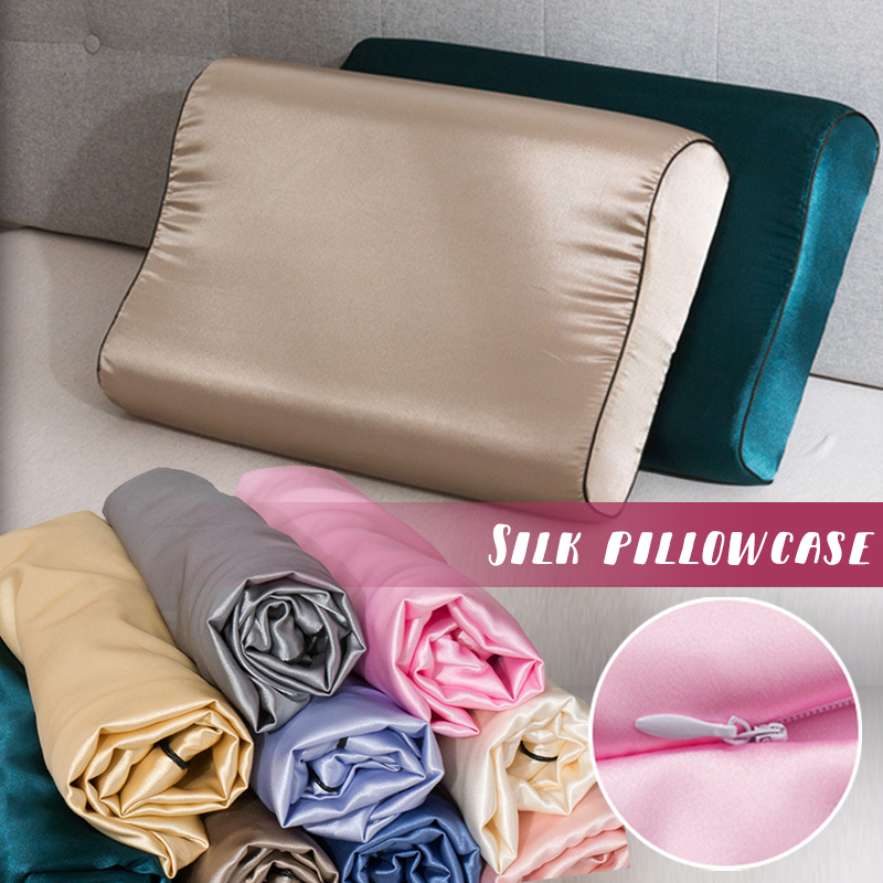 Imitation Silk Satin Latex Pil - Satin Pillowcase Silk review and price