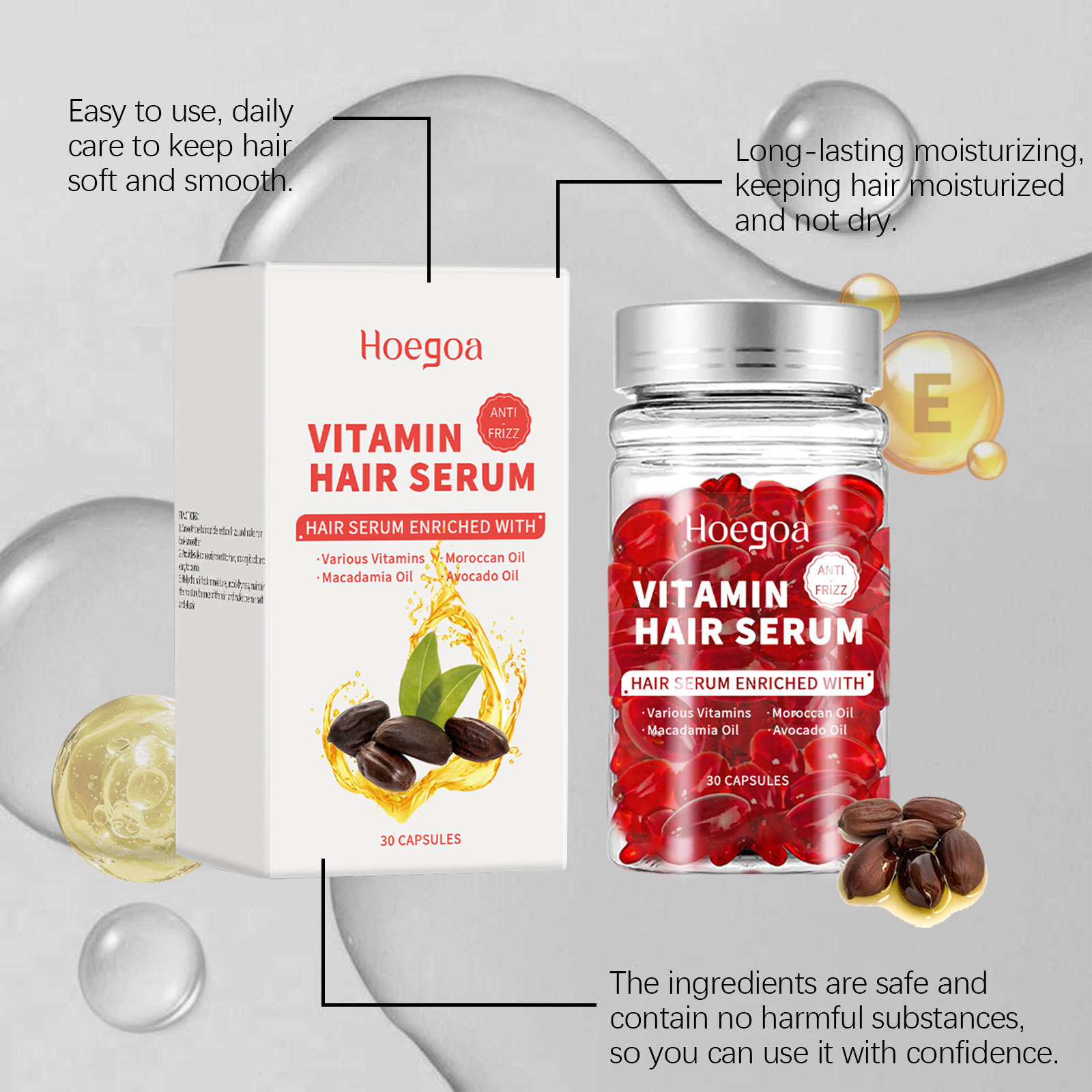 Vitamin Hair Care Serum Capsul - Hair Care For Hair Growth review and price
