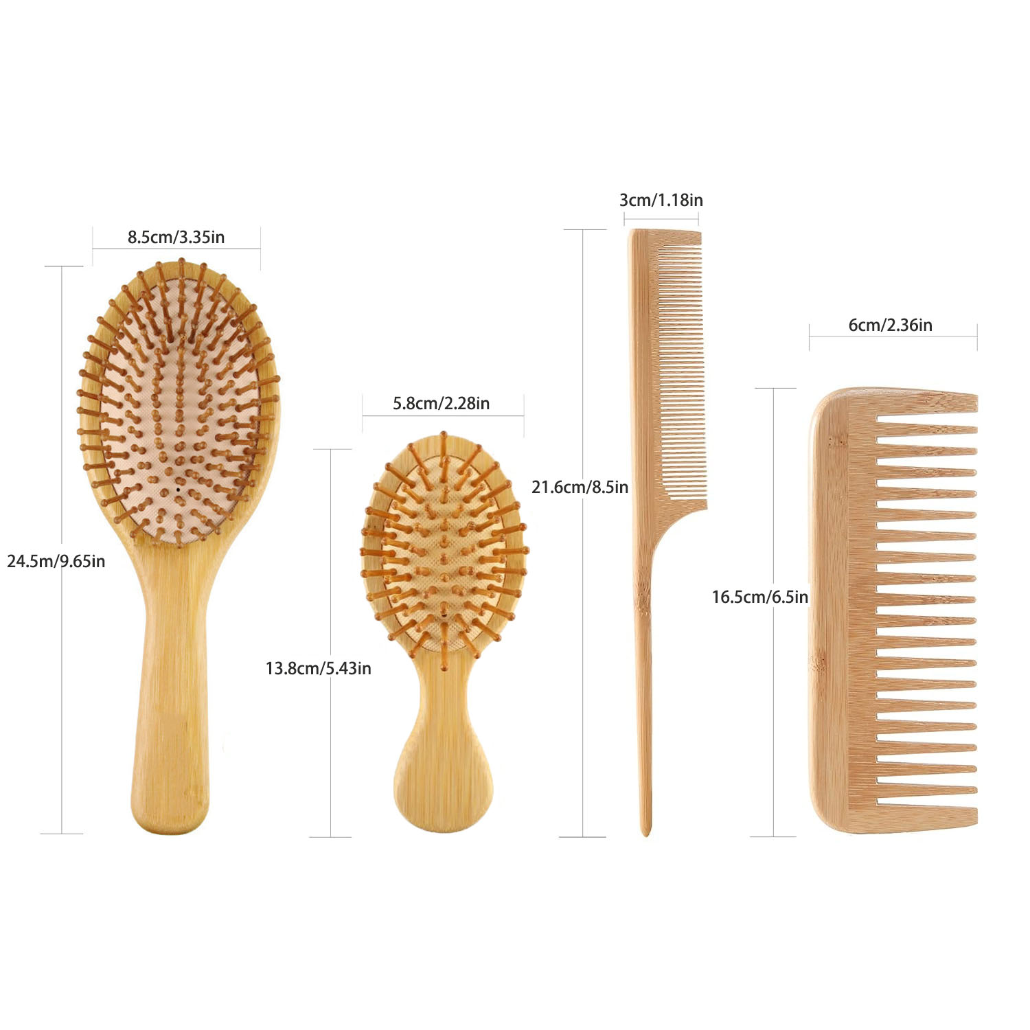 Bamboo Hair Brush Comb Set for - Hair Care For Men review and price